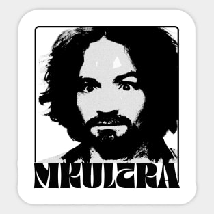 MKULTRA x CHARLES MANSON Sticker